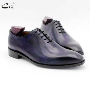 Profound - Oxford Elegance in Deep Purple Calf Leather