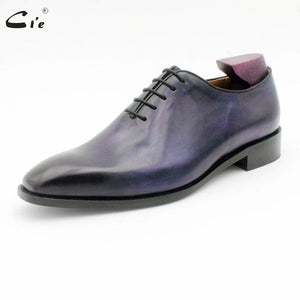 Profound - Oxford Elegance in Deep Purple Calf Leather